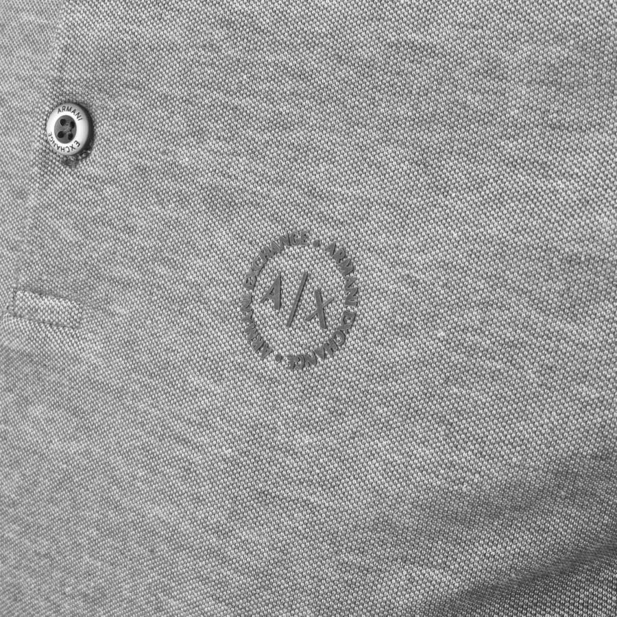 Alternative Image for ProductArmani Exchange Two Tone Polo T Shirt Black3